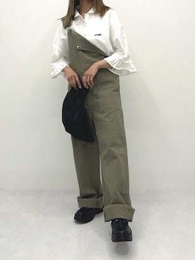 「kutir（クティール）のアイテム（オールインワン・サロペット）」を使った、kutir_officialさん（レディース・155cm）の春コーディネート