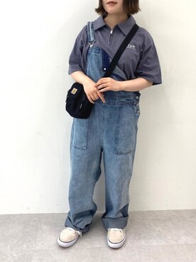 「kutir（クティール）のアイテム（オールインワン・サロペット）」を使った、kutir_officialさん（レディース・148cm）の春コーディネート