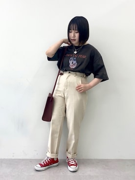 「kutir（クティール）のアイテム（アクセサリー）」を使った、kutir_officialさん（レディース・148cm）の春コーディネート