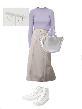 mamamaiさん（レディース・159cm）の春コーディネート