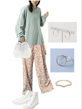 「CYCRO（サイクロ）のアイテム」を使った、mamamaiさん（レディース・159cm）の春コーディネート