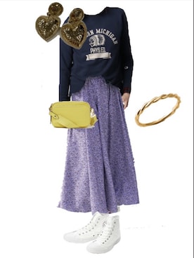 mamamaiさん（レディース・159cm）の春コーディネート