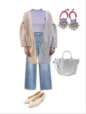 mamamaiさん（レディース・159cm）の春コーディネート