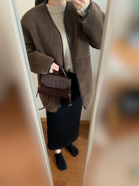 tsumugi さん（レディース・154cm）の冬コーディネート