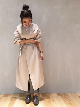 「152cm」｜「アイテム（その他アウター）」を使った、AYANOさん（レディース・152cm）の冬コーディネート