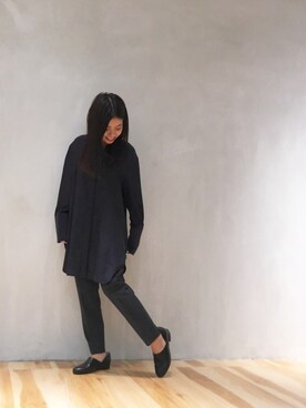「STUDIOUS SELECT（ステュディオスセレクト）のアイテム（シューズ）」を使った、AYANOさん（レディース・152cm）の夏コーディネート