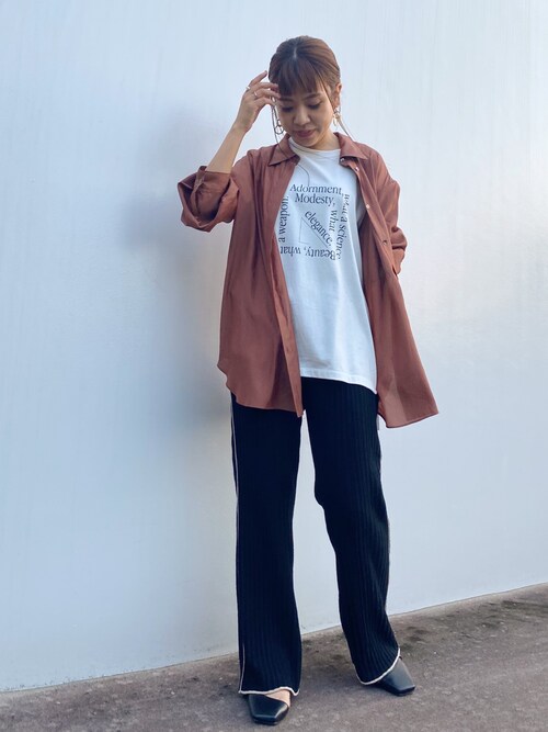 STUDIOUS】ラインリブニットパンツ（その他パンツ）｜STUDIOUS