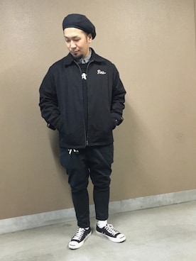 「アイテム（ブルゾン）」を使った、TANKさん（メンズ・162cm・30代）の秋コーディネート