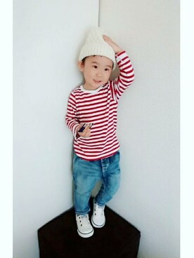 akira☆harukaさん（キッズ・90cm）の秋コーディネート