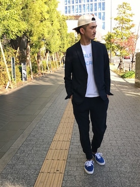 永津雄人さん（メンズ・180cm）の春コーディネート