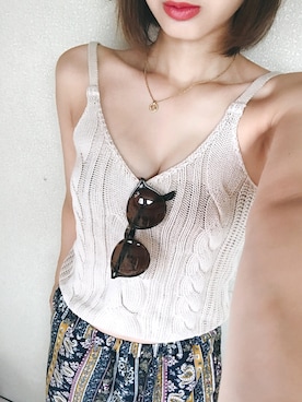 「EVRIS（エヴリス）のアイテム」を使った、yukiさん（レディース・158cm）の夏コーディネート