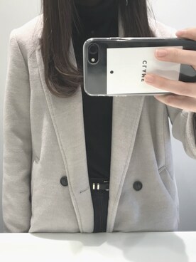 Sakuraさんの「カシミヤタートルネックセーター（長袖）」を使ったコーディネート