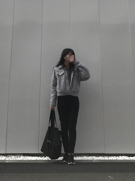 Sakuraさん（レディース・158cm）の冬コーディネート