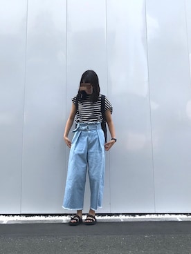 Sakuraさん（レディース・158cm）の夏コーディネート