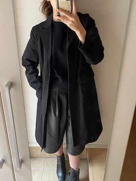 「YAECA」｜「アイテム（その他）」を使った、Sakuraさん（レディース・158cm）の冬コーディネート