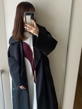 「AKIRANAKA（アキラナカ）のアイテム（ワンピース/ドレス）」を使った、Sakuraさん（レディース・158cm）の冬コーディネート