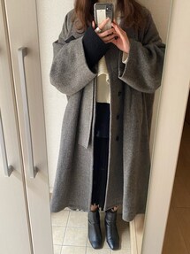 VOAAOV（ヴォアーブ）の「【VOAAOV】 tumbler tweed long coat（その他