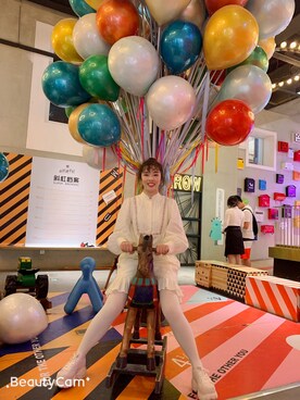 「アイテム（シャツワンピース）」を使った、草莓芒果加布丁儿さん（レディース・162cm・20代）の夏コーディネート