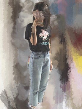 デニムパンツを使った ローラースケート の人気ファッションコーディネート Wear