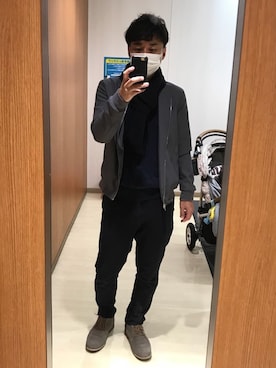 「JOURNAL STANDARD（ジャーナルスタンダード）のアイテム（MA-1）」を使った、コウサクさん（メンズ・173cm）の冬コーディネート