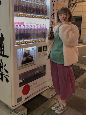 小野 さん(レディース・157cm)の冬コーディネート