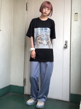 「MIKIO SAKABE（ミキオ サカベ）のアイテム」を使った、小野 さん（レディース・157cm）の夏コーディネート