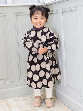 「Will Mery（ウイルメリィ）のアイテム」を使った、こどもの森e-shopさん（キッズ・90cm）の秋コーディネート