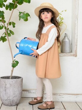 「Will Mery（ウイルメリィ）のアイテム」を使った、こどもの森e-shopさん（キッズ・90cm）の冬コーディネート