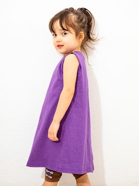 「Daddy Oh Daddy（ダディーオーダディー）のアイテム（パンツ）」を使った、こどもの森e-shopさん（キッズ・90cm）の春コーディネート