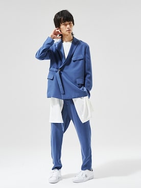 「クルニ」｜「アイテム（ジャケット/アウター）」を使った、anlioさん（メンズ・186cm）の秋コーディネート