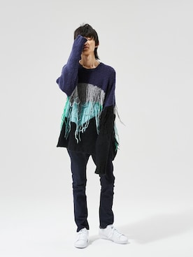 「Jieda（ジエダ）のアイテム」を使った、anlioさん（メンズ・186cm）の秋コーディネート