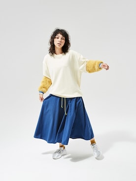 「sneeuw（スニュウ）のアイテム」を使った、anlioさん（レディース・166cm）の秋コーディネート