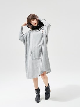 「bedsidedrama（ベットサイドドラマ）のアイテム」を使った、anlioさん（レディース・153cm）の秋コーディネート