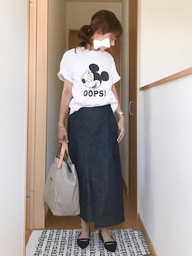 「ミッキー」｜mimi⋆さん（レディース・158cm）の夏コーディネート