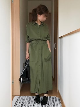 「FABIO RUSCONI（ファビオルスコーニ）のFABIO RUSCONI タッセル ローファー / ファビオ ルスコーニ（ローファー）」を使った、mimi⋆さん（レディース・158cm）の秋コーディネート