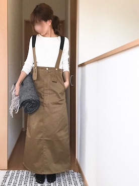 「VERMEIL par iena（ヴェルメイユパーイエナ）のシルクコットンプルオーバーニット◆（ニット/セーター）」を使った、mimi⋆さん（レディース・158cm）の秋コーディネート