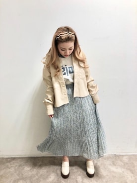 「厚底」｜emsexcite　/　エムズエキサイトさん（レディース・157cm）の冬コーディネート