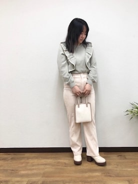 emsexcite　/　エムズエキサイトさん（レディース・157cm）の春コーディネート
