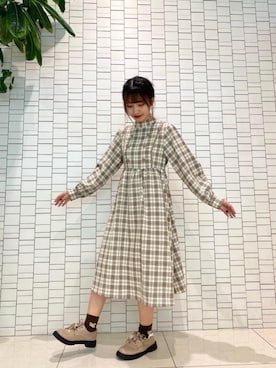 「アイテム（その他シューズ）」を使った、emsexcite　/　エムズエキサイトさん（レディース・153cm）の春コーディネート