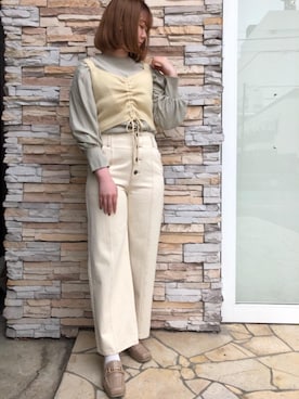 emsexcite　/　エムズエキサイトさん（レディース・157cm）の春コーディネート