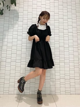 「ガーリーコーデ」｜「アイテム（その他シューズ）」を使った、emsexcite　/　エムズエキサイトさん（レディース・153cm）の春コーディネート