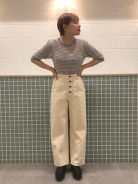 emsexcite　/　エムズエキサイトさん（レディース・158cm）の春コーディネート