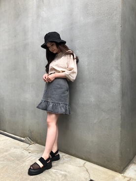 「モノトーン」｜emsexcite　/　エムズエキサイトさん（レディース・148cm）の春コーディネート