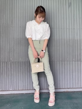 「ブラウスコーデ」｜emsexcite　/　エムズエキサイトさん（レディース・150cm）の春コーディネート