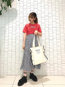 emsexcite　/　エムズエキサイトさん（レディース・153cm）の春コーディネート