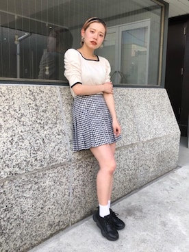 「学生コーデ」｜emsexcite　/　エムズエキサイトさん（レディース・158cm）の夏コーディネート