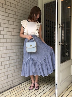 emsexcite　/　エムズエキサイトさん（レディース・160cm）の夏コーディネート