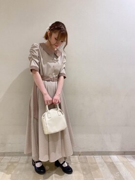 「ガーリーコーデ」｜「アイテム（アクセサリー）」を使った、emsexcite　/　エムズエキサイトさん（レディース・152cm）の夏コーディネート