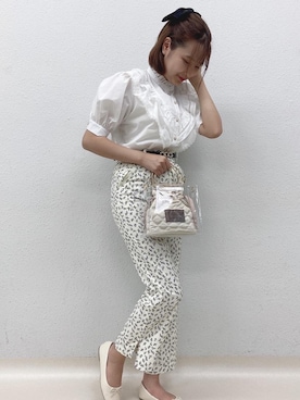 「消えそうな色コーデ」｜emsexcite　/　エムズエキサイトさん（レディース・160cm）の夏コーディネート