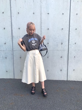 emsexcite　/　エムズエキサイトさん（レディース・163cm）の夏コーディネート